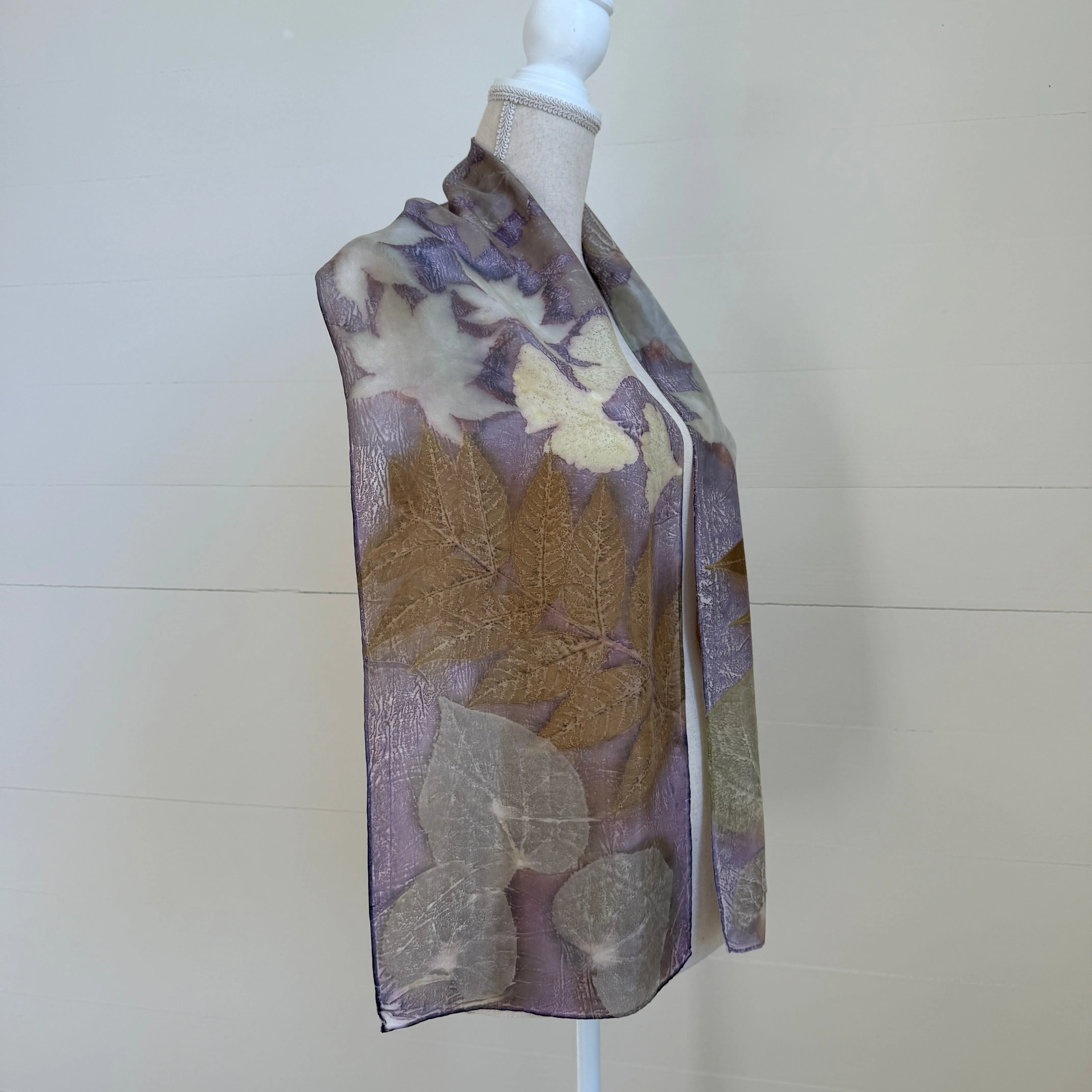 Silk Scarf | "Sue" Cochineal - Sappanwood