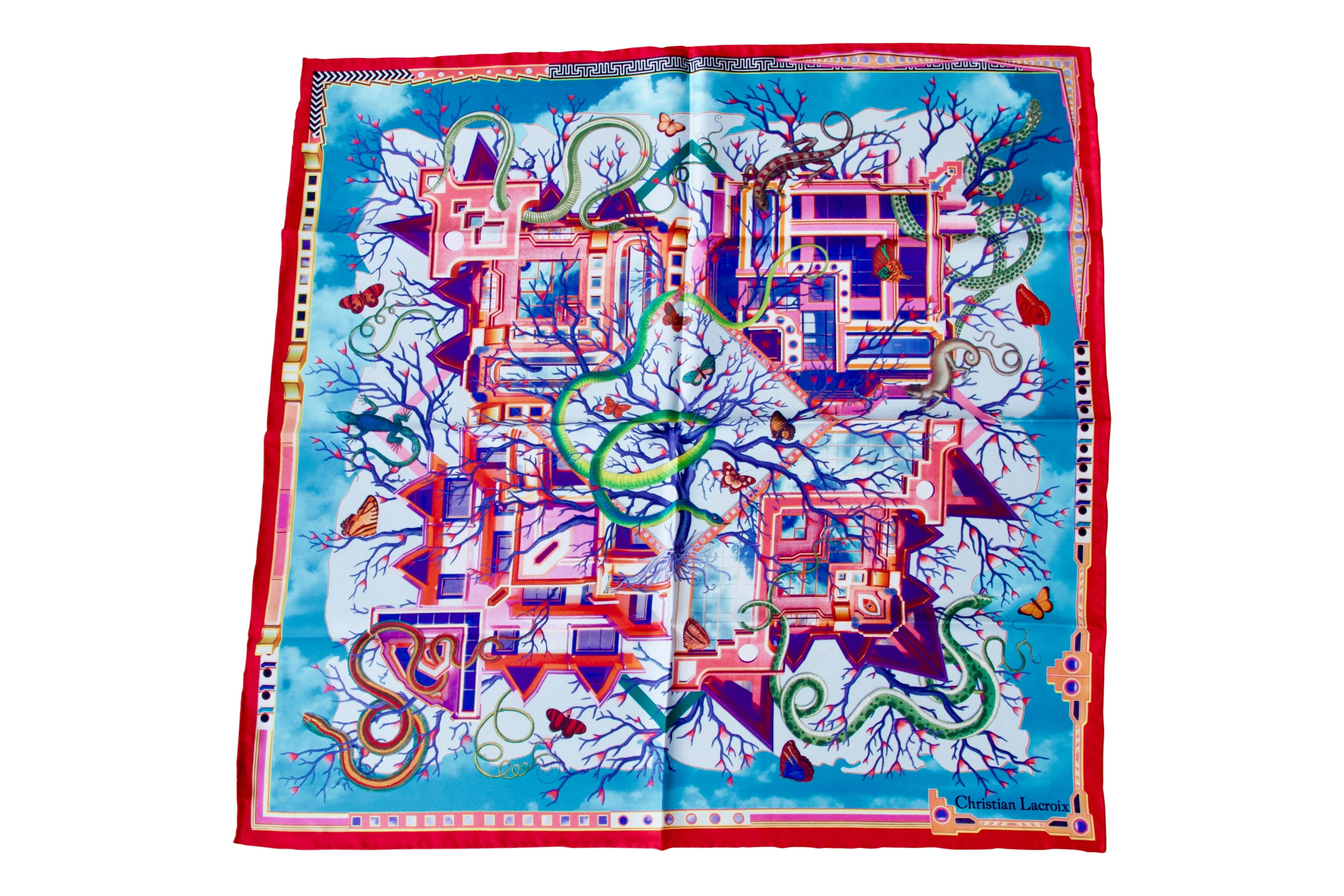 Silk scarf "Tree of life" Lacroix