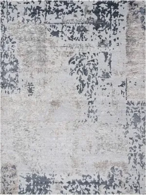 Silk Shadows SHA16 Silver Grey Rug