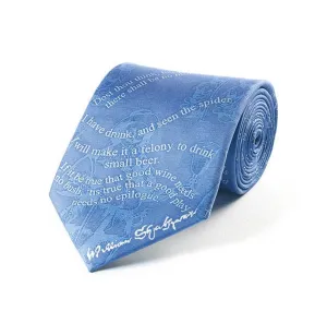 Silk Tie: Shakespeare Drinking