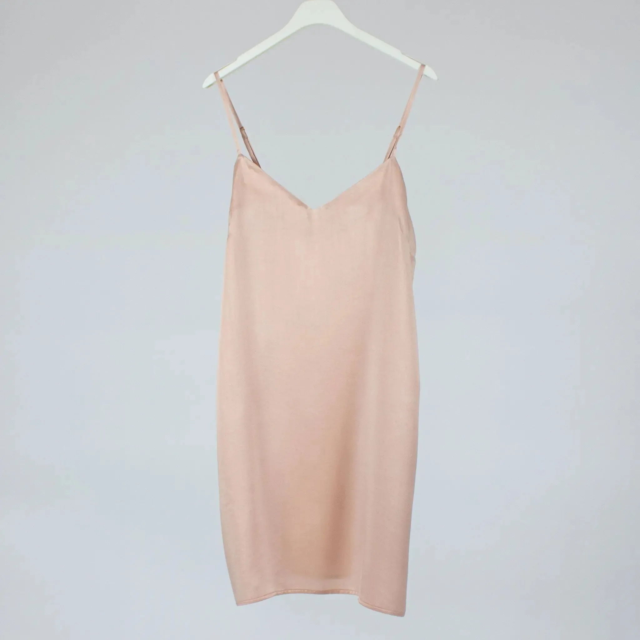 Silk Transcendent Pink Dreamscape Slip Dress