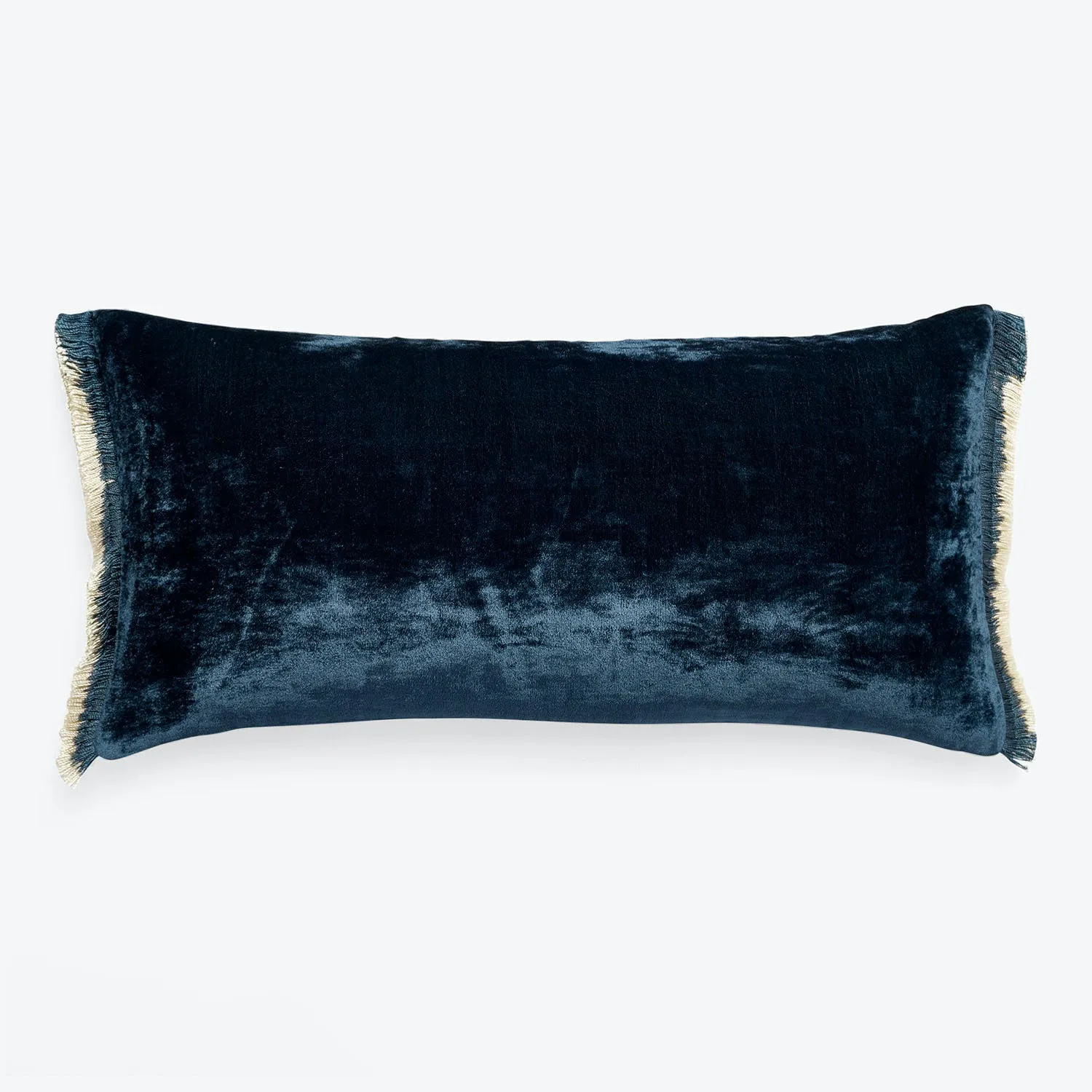 Silk Velvet Fringe Lumbar