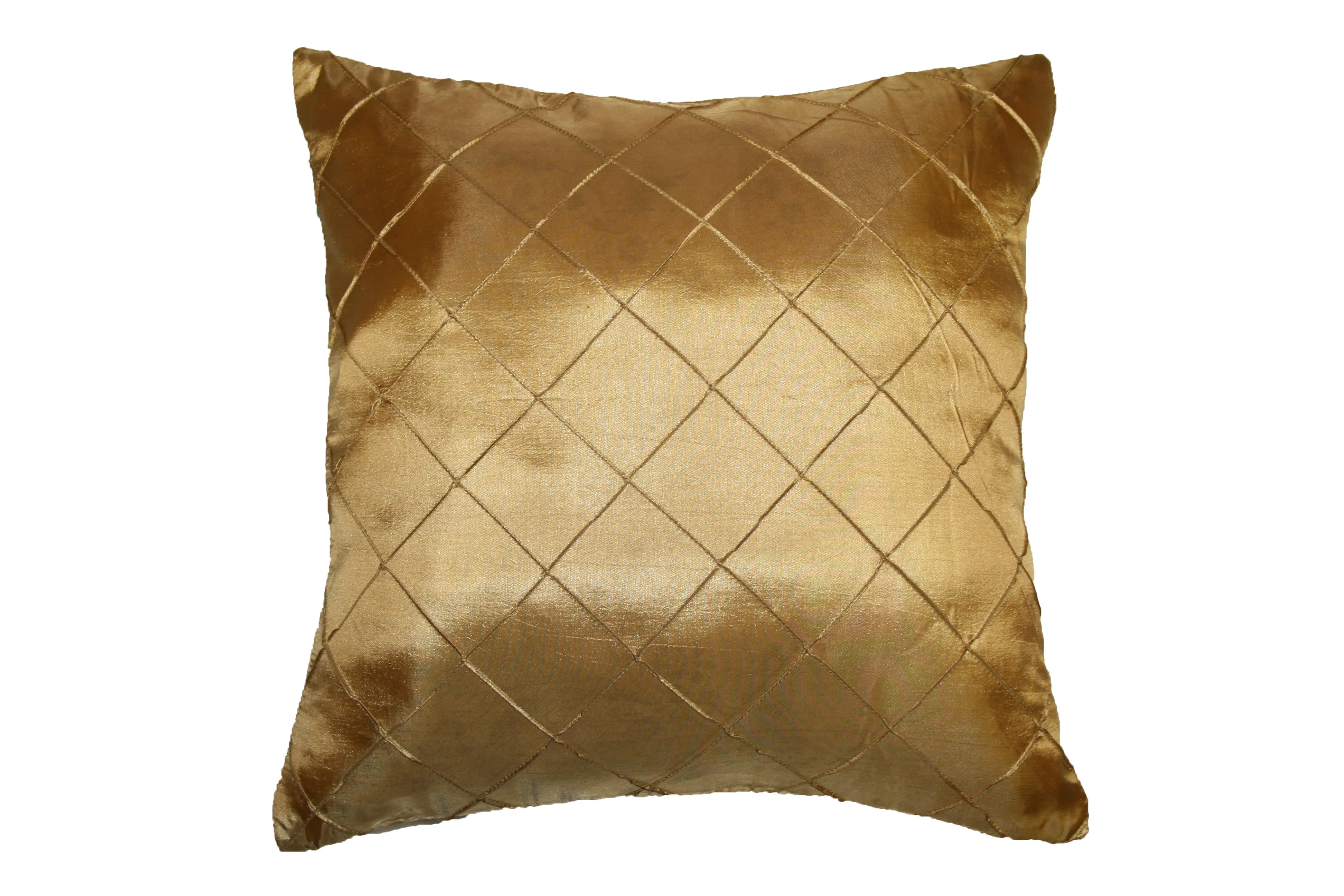 Silky Checks Decorative Accent Throw Pillow