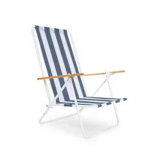 Silla playa Plegable Confort Azul