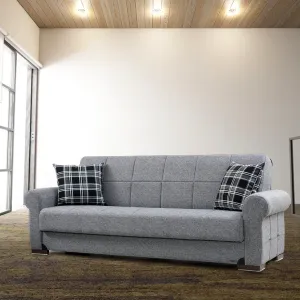 Silva Gray Fabric Sofa Bed