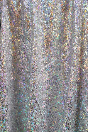 Silver Avatar Spandex Fabric Sample