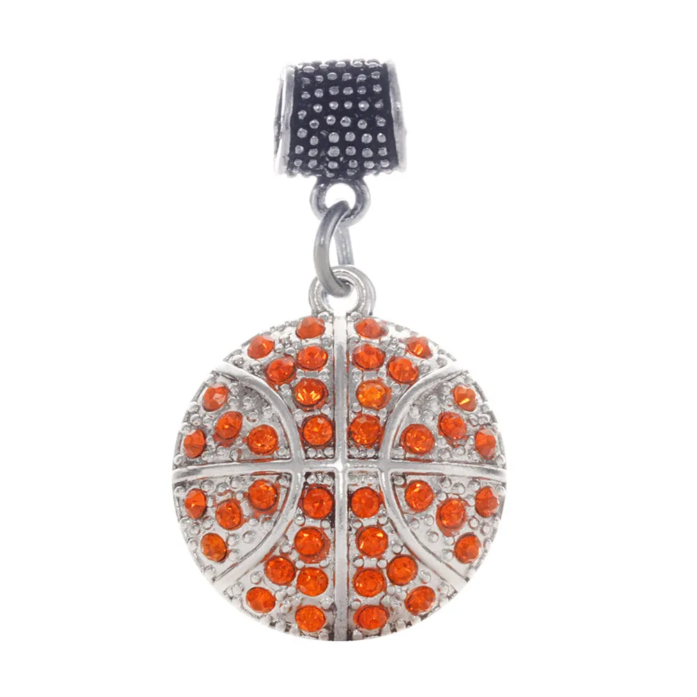 Silver Basketball Memory Charm