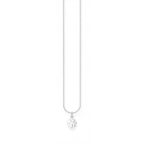 Silver Cloverleaf Necklace KE2037-001-21