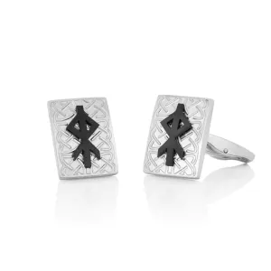 SILVER CUFFLINKS - HEART