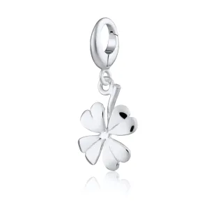 Silver Four Leaf Clover Charm