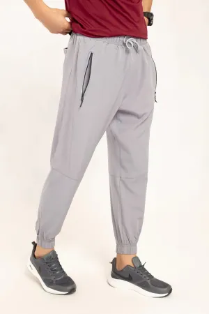 Silver Micro Stretch jogger