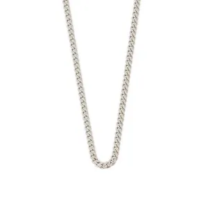 Silver Rhodium Diamond Cut Chain