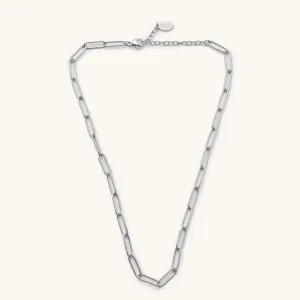 Silver Sasha Chain Necklace- Waterproof