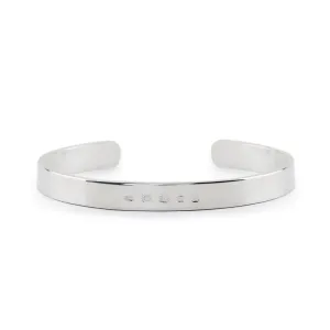 Silver Traditional Hallmark Bangle