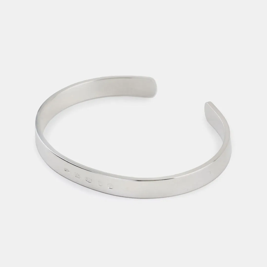 Silver Traditional Hallmark Bangle