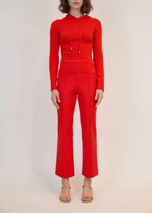 SIMKHAI Michelle Cropped Pant - Fiery Red