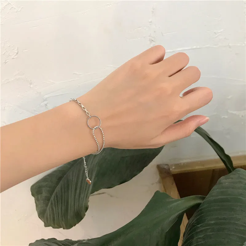 Simple and Versatile High-end Geometric Ring Bracelet