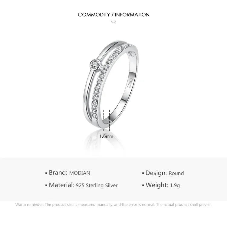 Simple Elegant Silver Ring