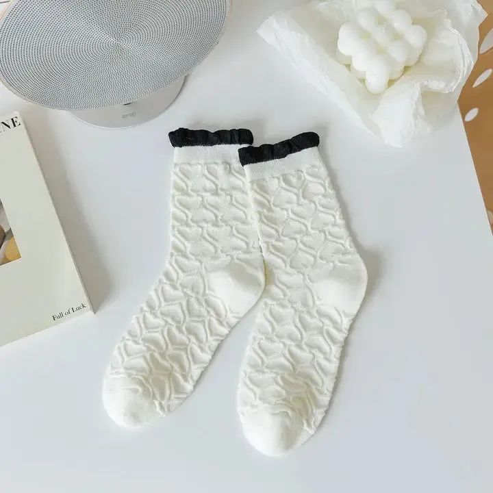 SIMPLE HEART SOCKS