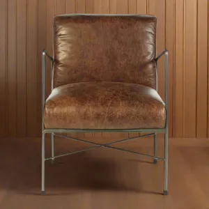 Simple Leather Chair 71 cm