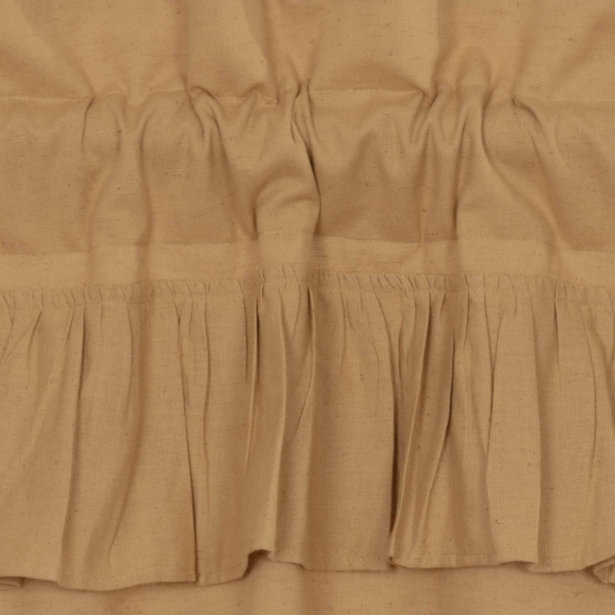 Simple Life Flax Ruffled Valance