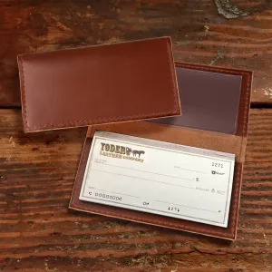 Simple Light Brown Checkbook