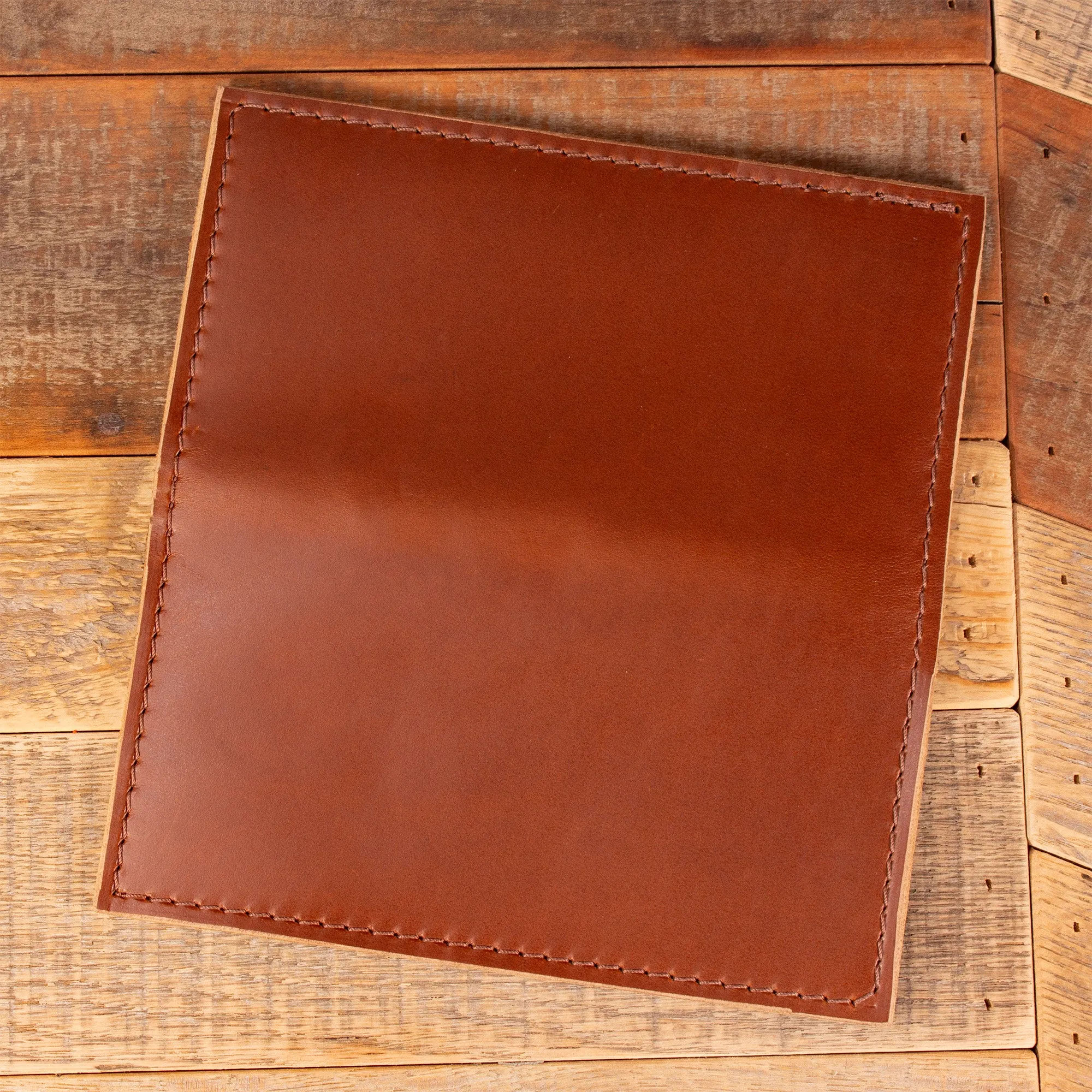 Simple Light Brown Checkbook