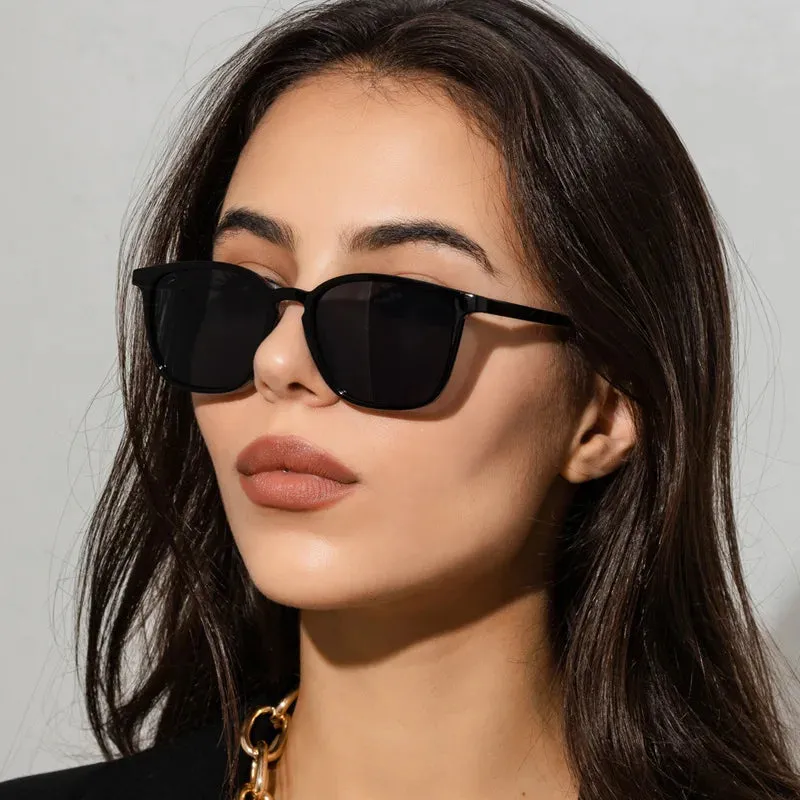 Simple Luxury Designer Metal Sunglasses