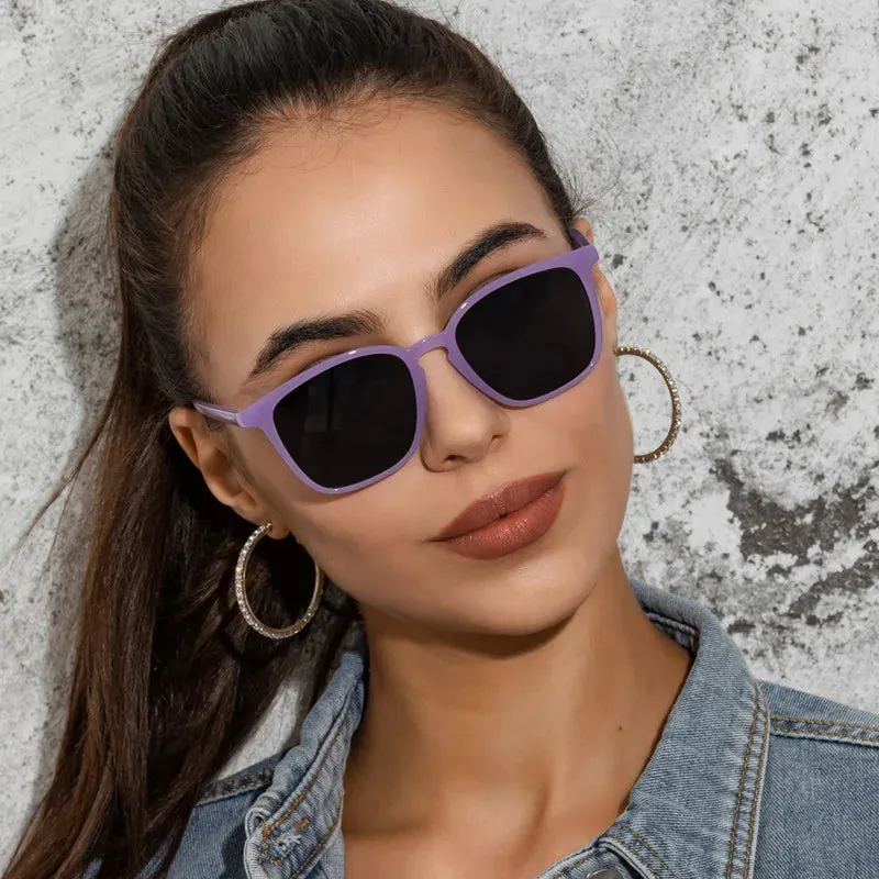 Simple Luxury Designer Metal Sunglasses