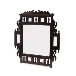 Simple Rustic Carved Mirror