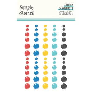 Simple Stories Say Cheese Epic Enamel Dots Glossy