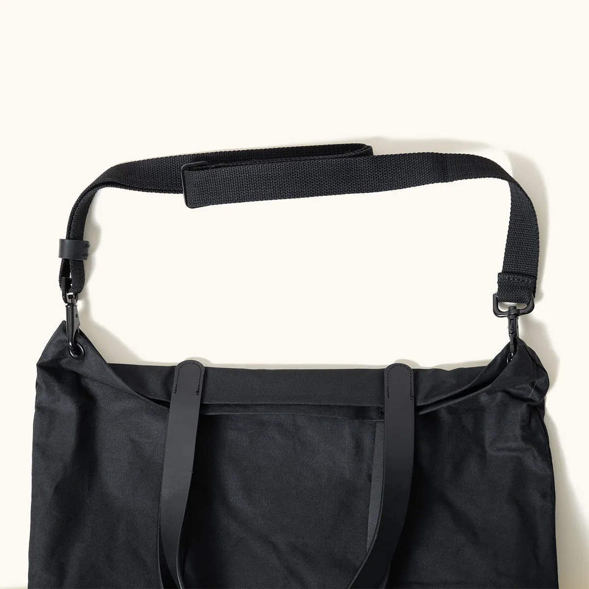 Simple Tote - Onyx (Waxed Canvas)