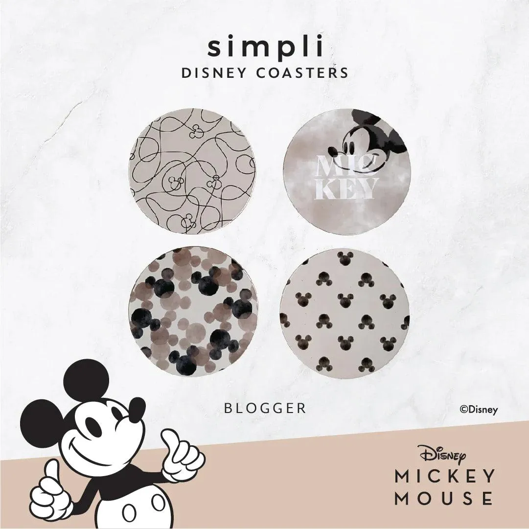 Simpli Disney Home Collection Mickey Cork Coasters 4s