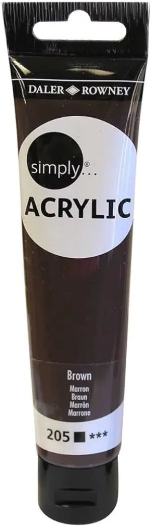 SIMPLY ACRYL SL 75ML LGT BROWN