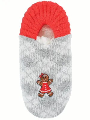 Simply Southern Christmas gingerbread sock slipper