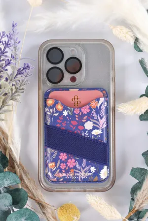 Simply Southern Mag wallet Navy Flowers