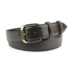 Sinatra Bitter Choc/Tan mix Perforated Belt