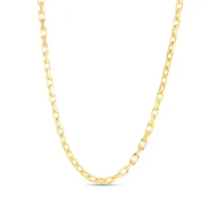 Sincerely Springer's 14k Yellow Gold 20" French Cable Chain Necklace