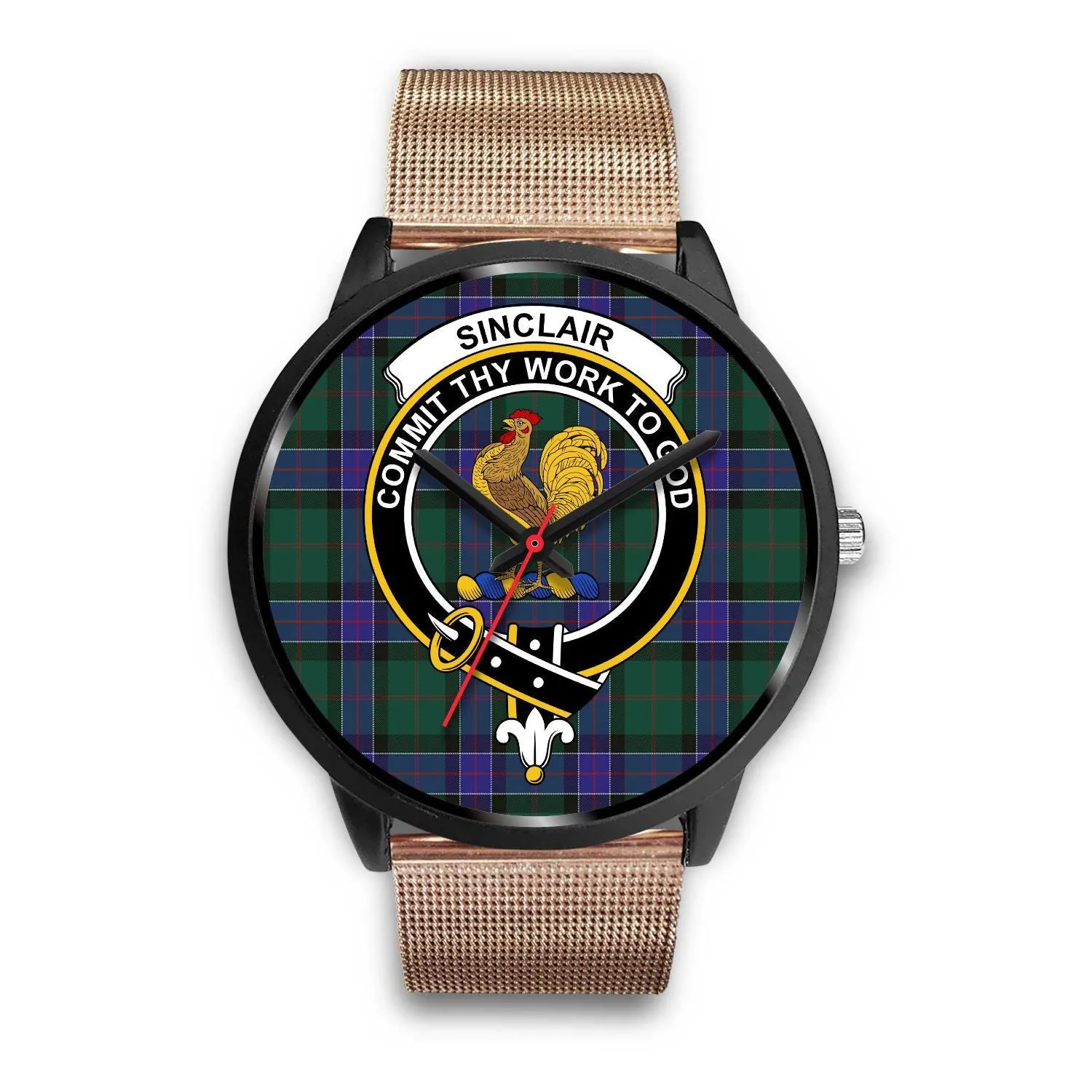 Sinclair Hunting Modern Clan Badge Tartan Black Watch