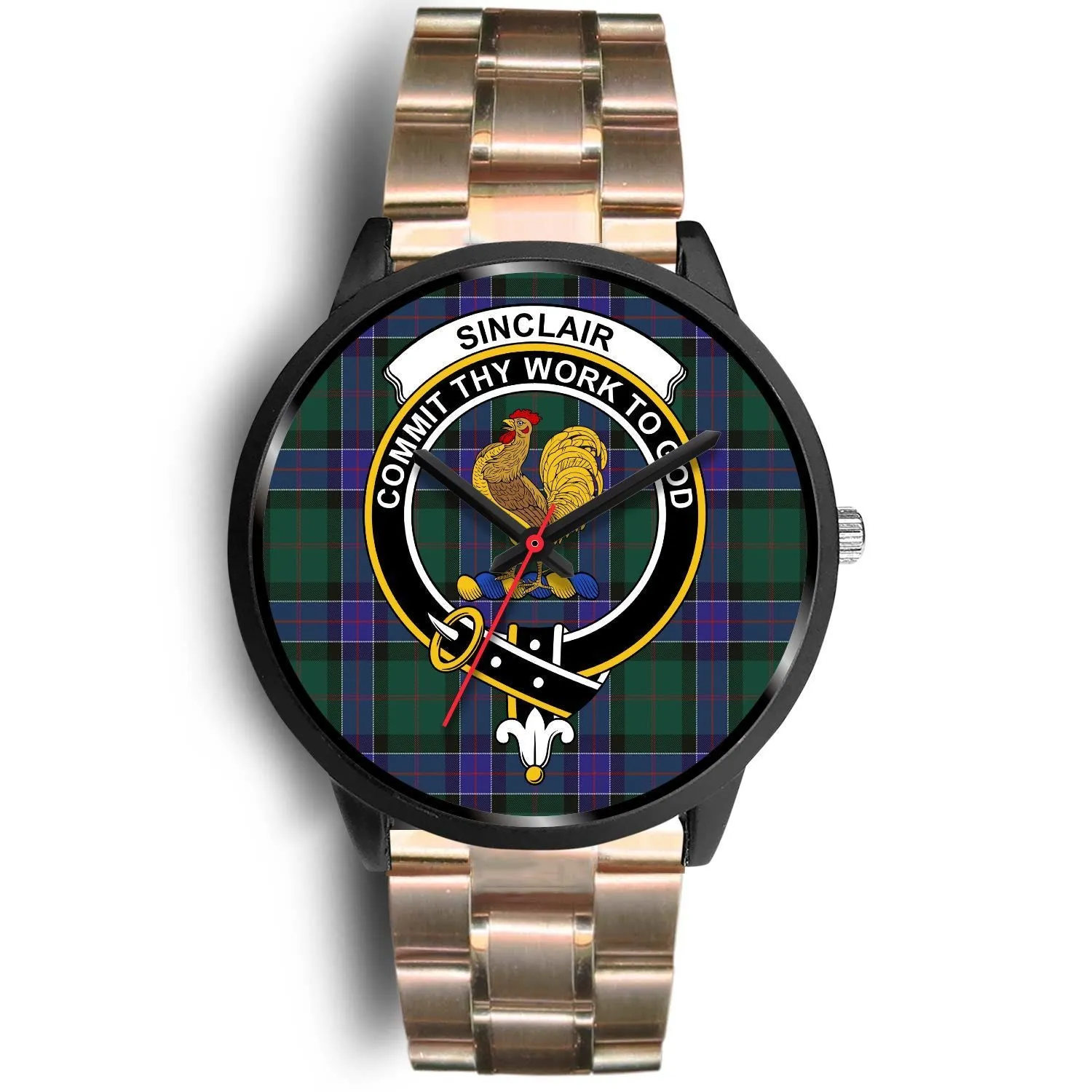 Sinclair Hunting Modern Clan Badge Tartan Black Watch