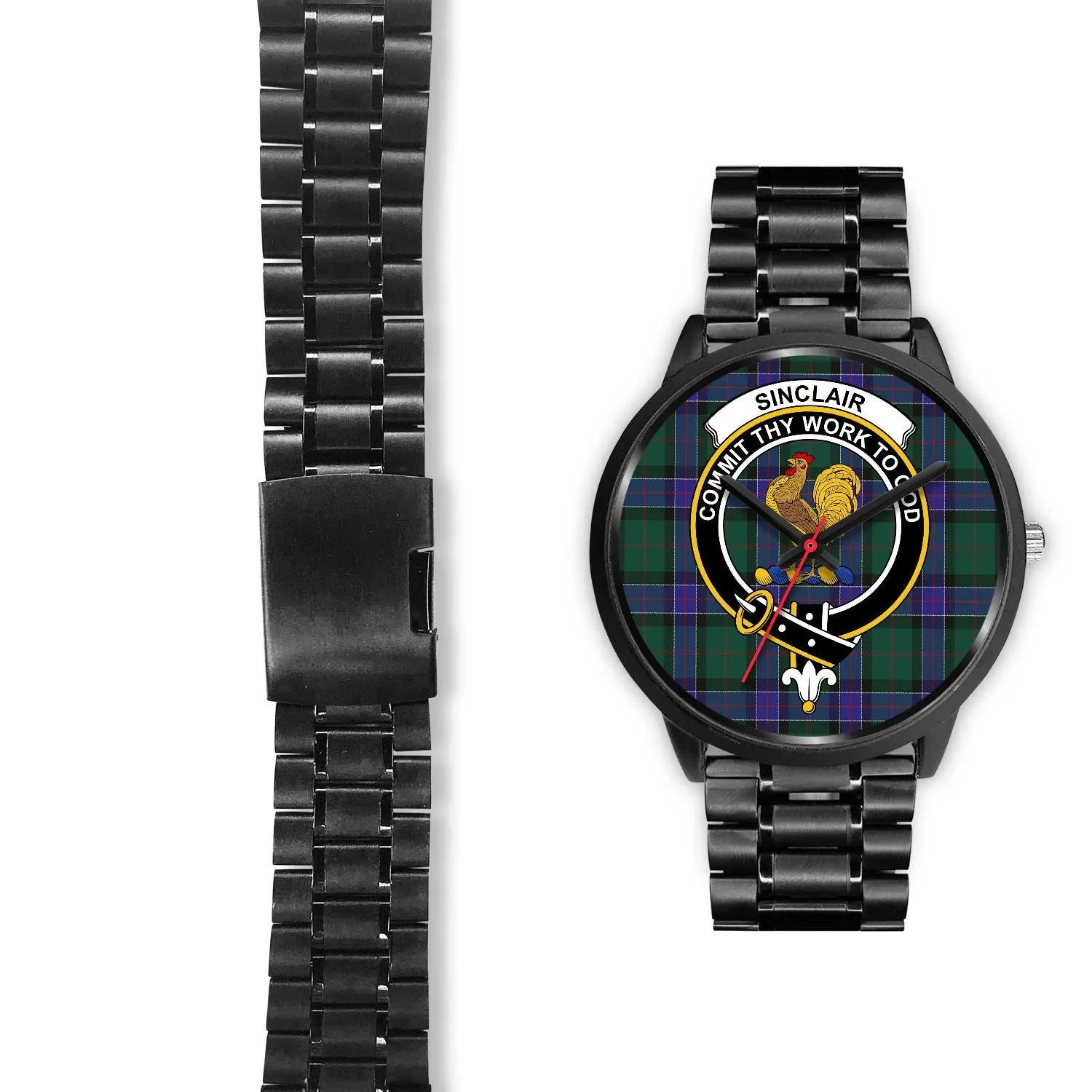 Sinclair Hunting Modern Clan Badge Tartan Black Watch