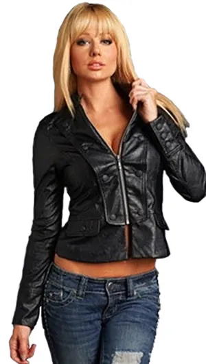 Sinful Dagger Jacket in Black