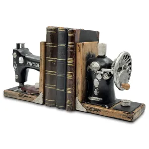 Singer Sewing Machine Bookends