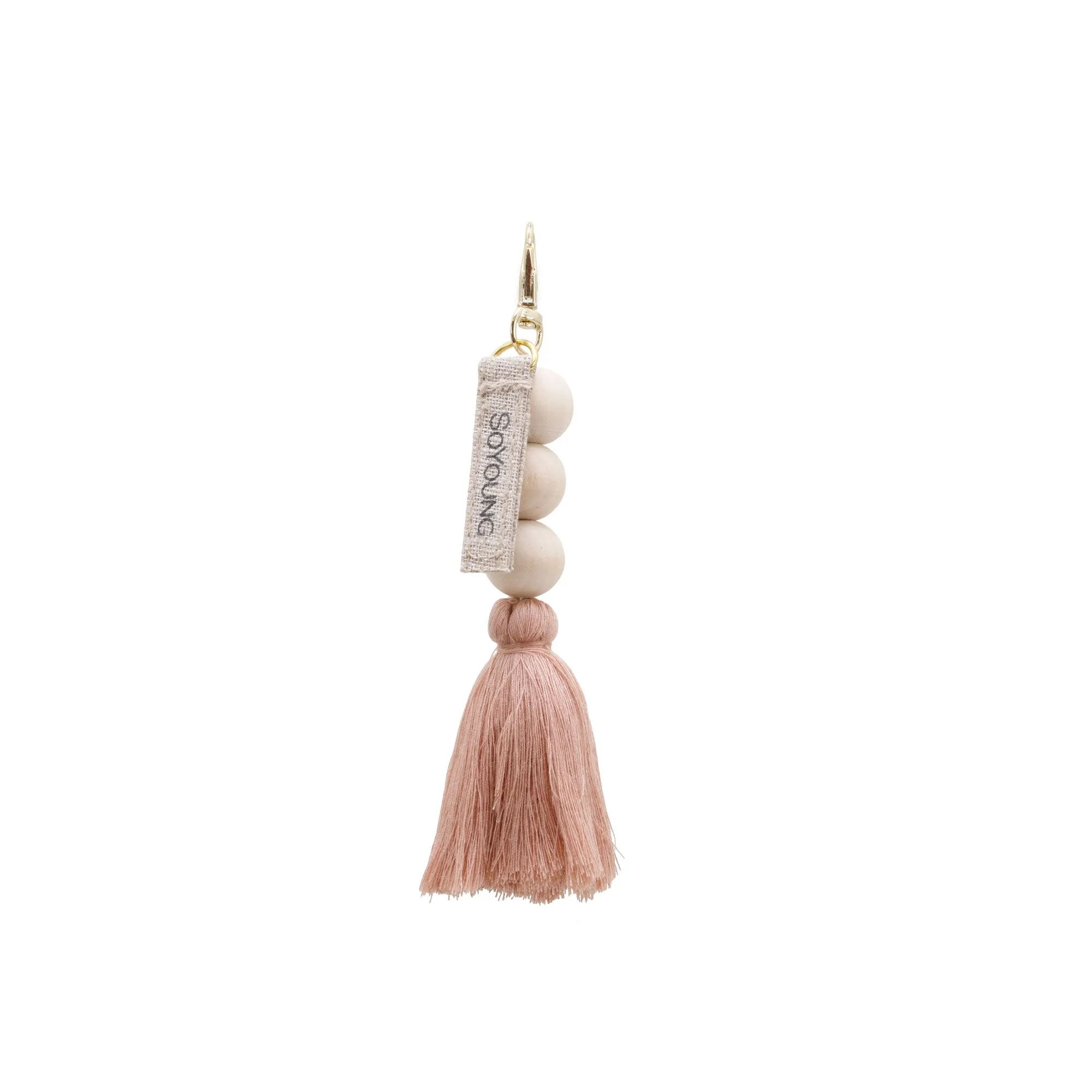 Single Muted Clay Beaded Tassel