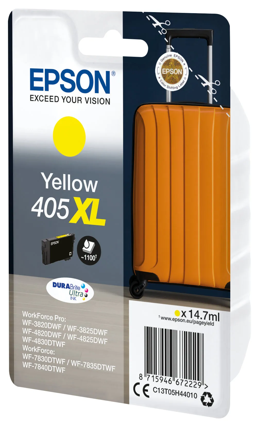 Singlepack Yellow 405Xl