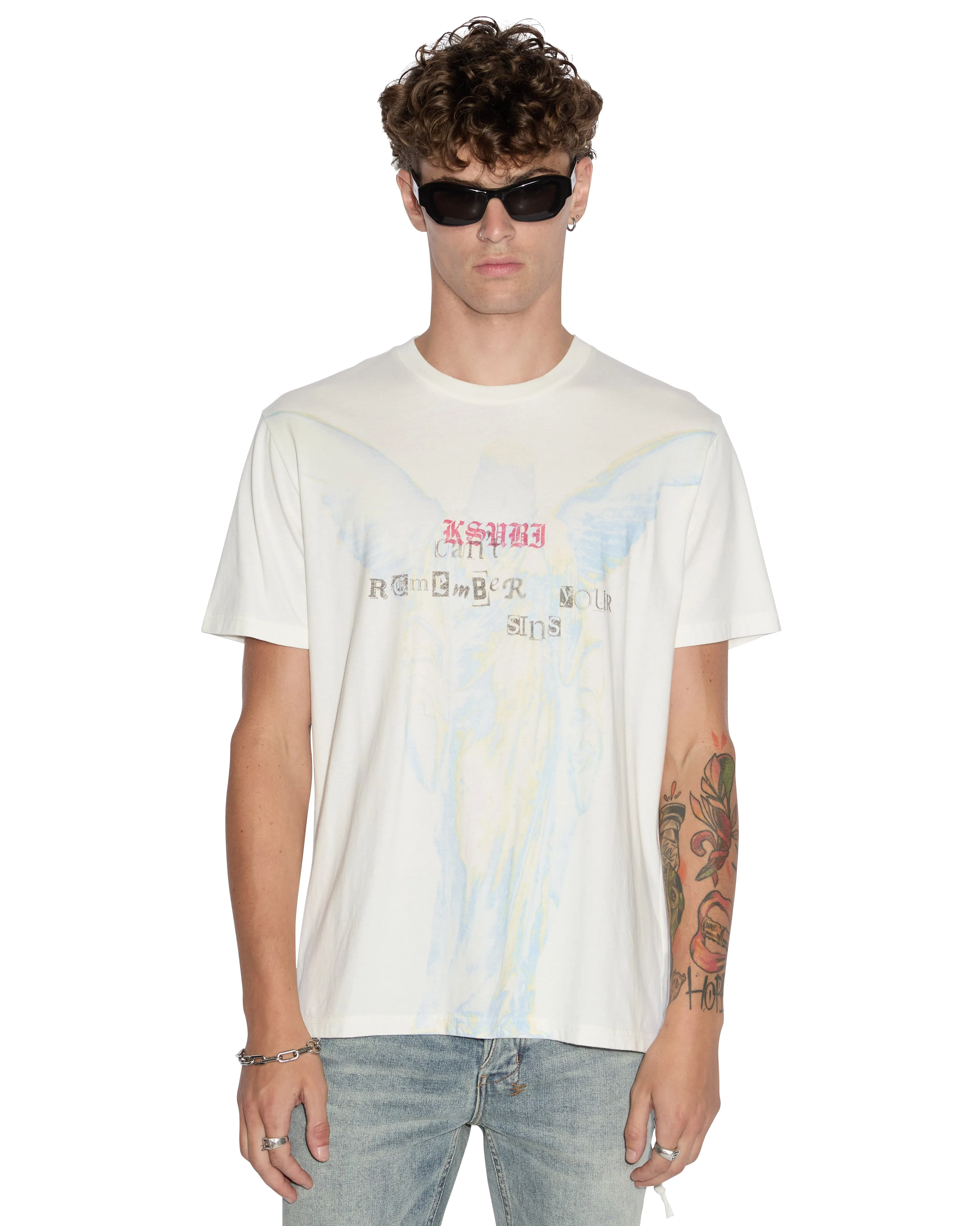 SINNERS KASH SS TEE VINTAGE WHITE