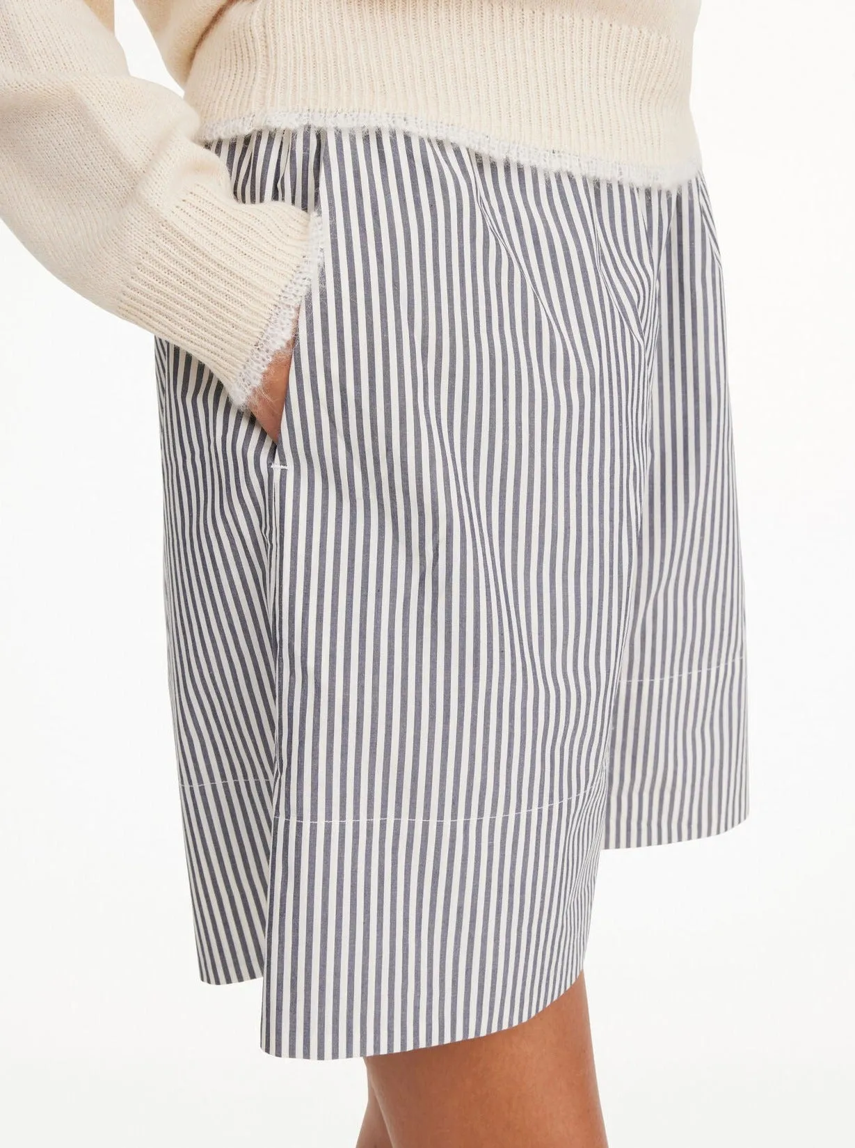 SIONA SHORT | NAVY STRIPES