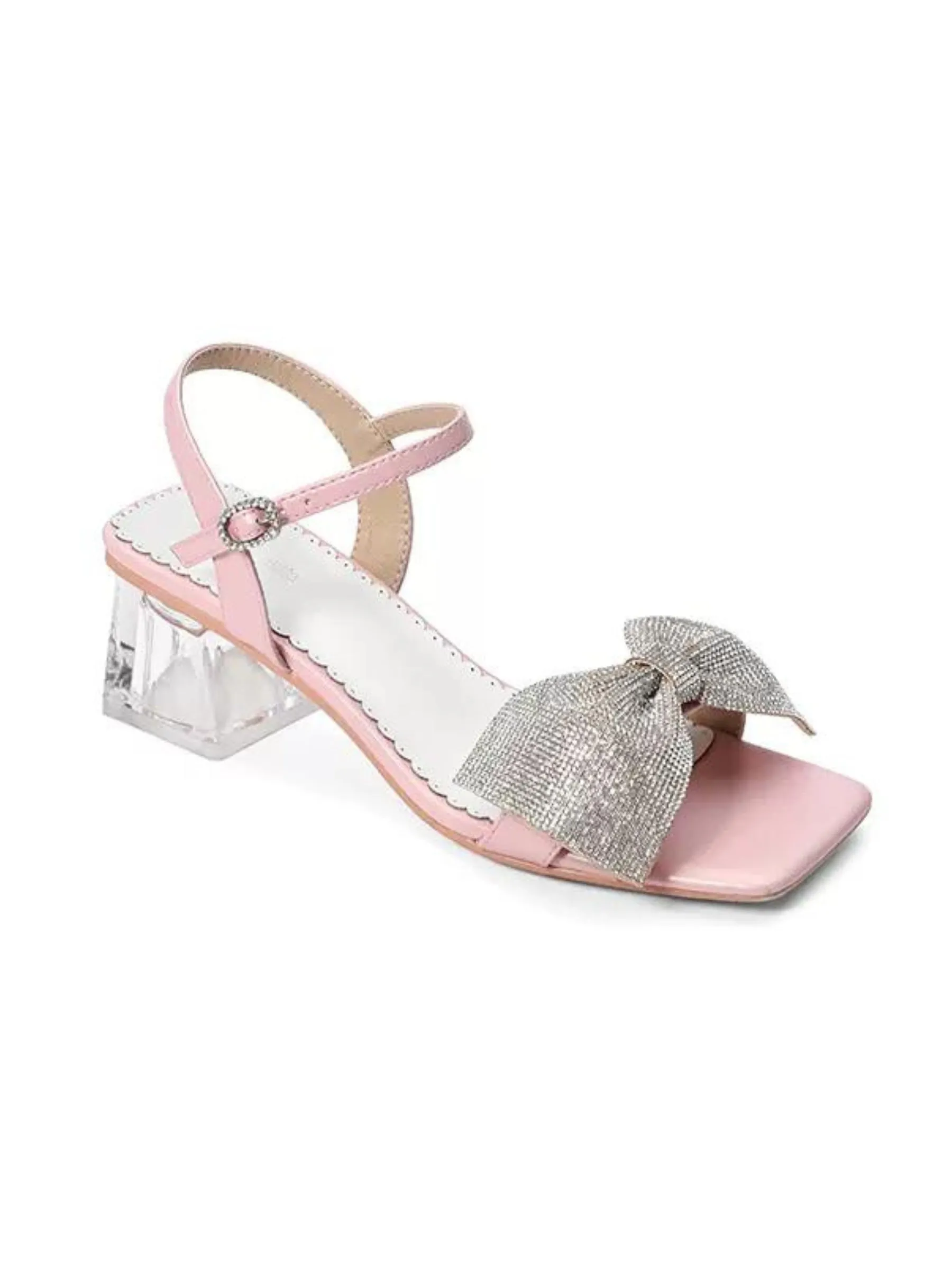 Sirena Crystal Bow Sandals