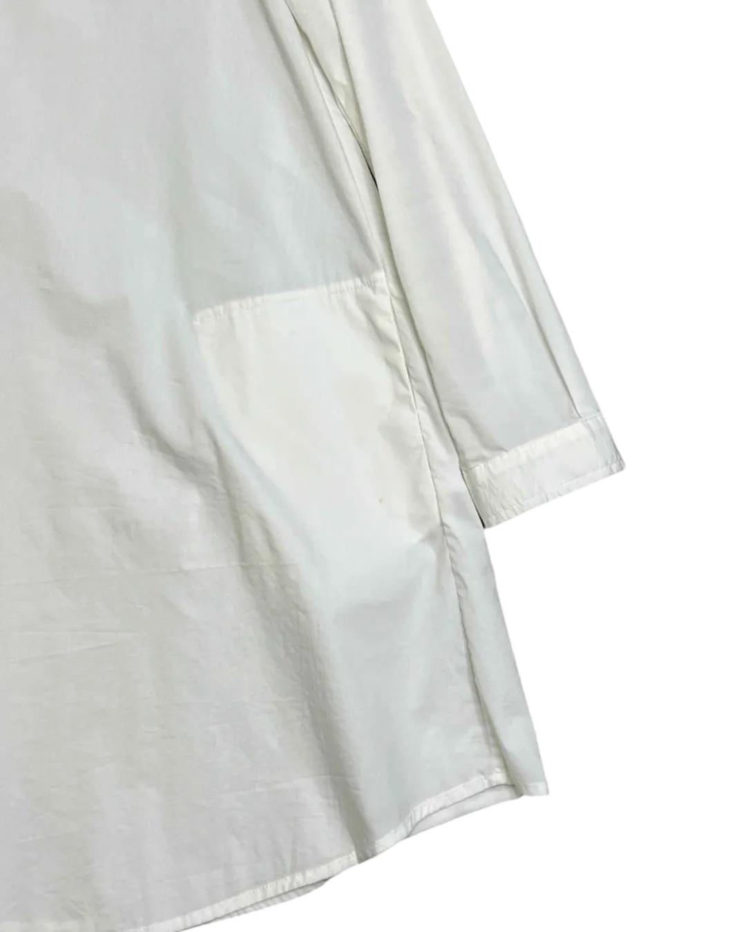 Size XS/S - Liviana Conti White Midi Shirt Dress