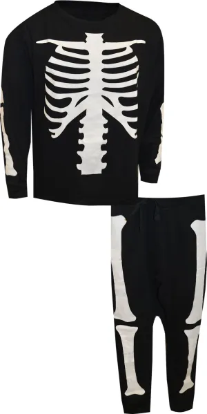 Skeleton Glow in the Dark Guys Pajama